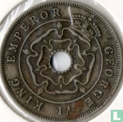 Rhodésie du Sud 1 penny 1937 - Image 2
