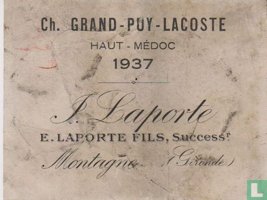 Grand-Puy-Lacoste 1937 - Afbeelding 2