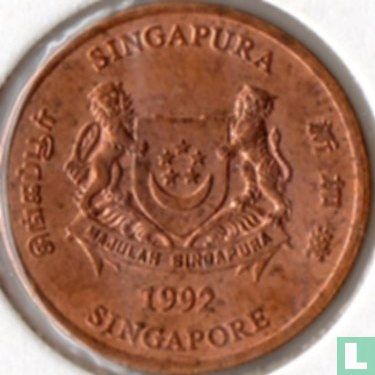 Singapour 1 cent 1992 - Image 1