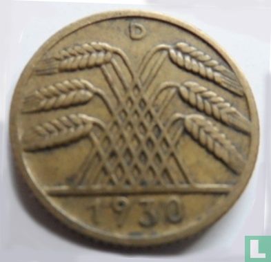 Duitse Rijk 10 reichspfennig 1930 (D) - Afbeelding 1