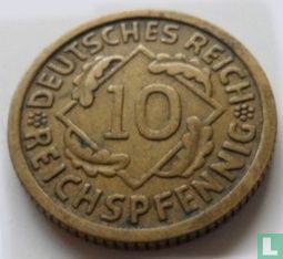 Duitse Rijk 10 reichspfennig 1930 (D) - Afbeelding 2