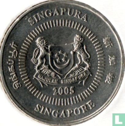 Singapore 50 cents 2005 - Image 1
