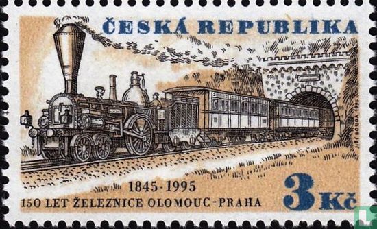 Eisenbahn Olmütz-Prag