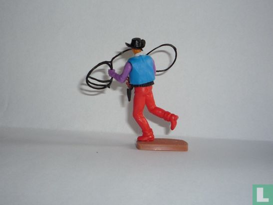 Cowboy with lasso (purple red) - Image 2