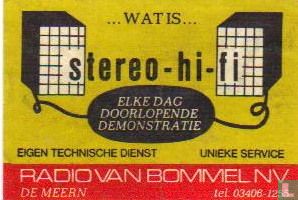 Wat is stereo-hi-fi