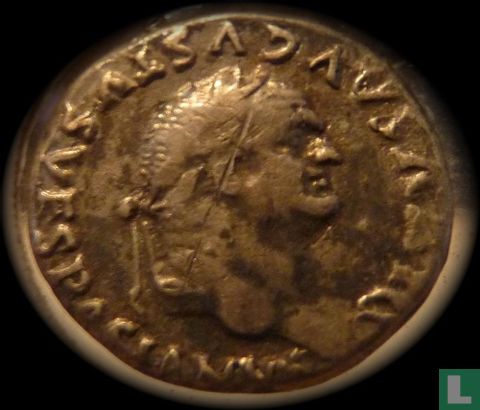 Romeinse Rijk Denarius Vespasianus 69-79 na Chr. - Afbeelding 1