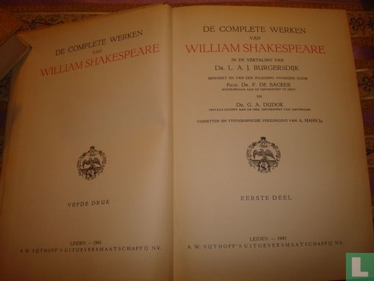 De complete werken van William Shakespeare - Image 3