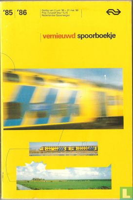 Spoorboekje '85 '86 - Afbeelding 1