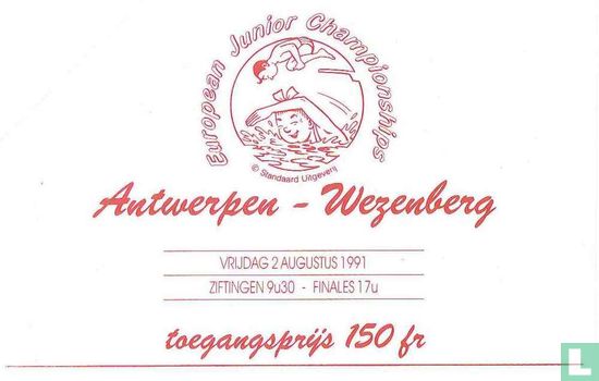19910802 European Junior Championships (Rood)  - Bild 2