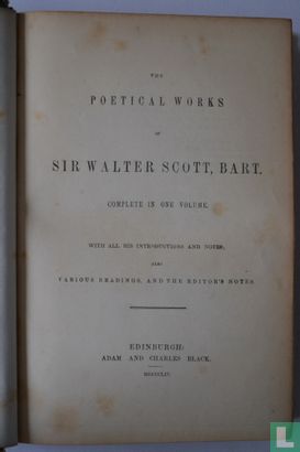 The poetiacal Works of Sir Walter Scott  - Afbeelding 3