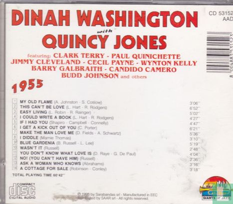 Dinah Washington with Quincy Jones  - Afbeelding 2
