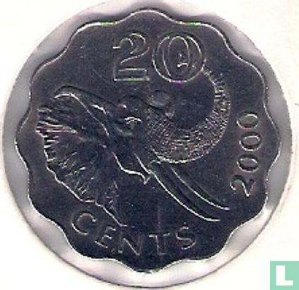 Swaziland 20 cents 2000 - Afbeelding 1
