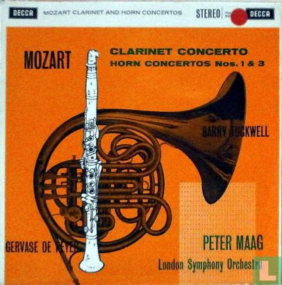 Clarinet concerto / Horn concertos - Afbeelding 1