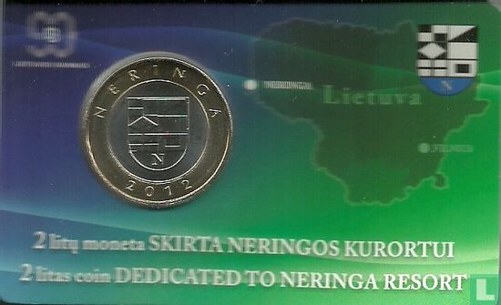Litouwen 2 litai 2012 (coincard) "Neringa" - Afbeelding 1