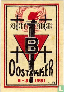 Gent Rieme Oostakker 6-5-1951 - Afbeelding 1