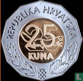 Croatia 25 kuna 2011 "Accession treaty to the European Union" - Image 2