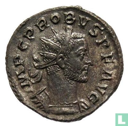 Probus 276-282, AE silvered Antoninianus Lugdunum - Image 1