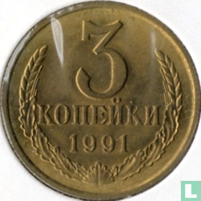 Russia 3 kopeks 1991 (M) - Image 1