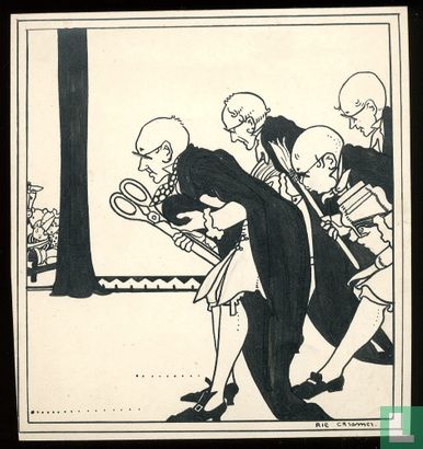 Cramer Rie -1977-original gouache illustration for children's books  - Image 1