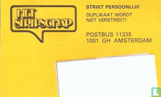 Stripmaatschapkaart 1983 - Afbeelding 2
