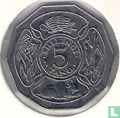 Tanzania 5 shilingi 1992 - Image 2