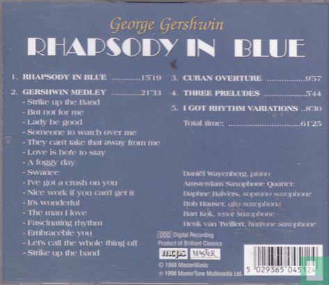 George Gershwin: Rhapsody in Blue - Afbeelding 2