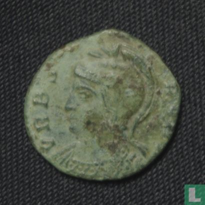 Romeinse Keizerrijk Rome anonieme AE3 kleinfollis van Keizer Constantijn en zijn zonen 333-335 - Afbeelding 2