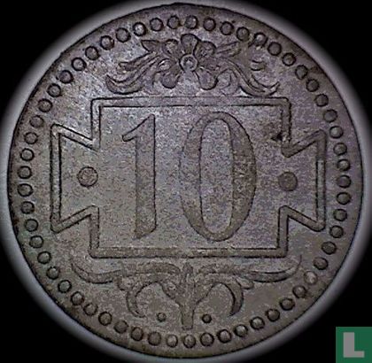 Danzig 10 pfennig 1920 (type 1) - Afbeelding 2