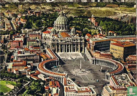 Roma - Piazza S. Pietro dall' aereo - Bild 1