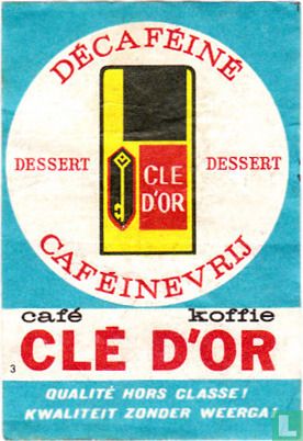 Décaféine Caféinevrij Cle d'or