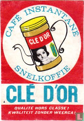 Café instantané snelkoffie Cle d'or