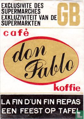 café don Pablo koffie