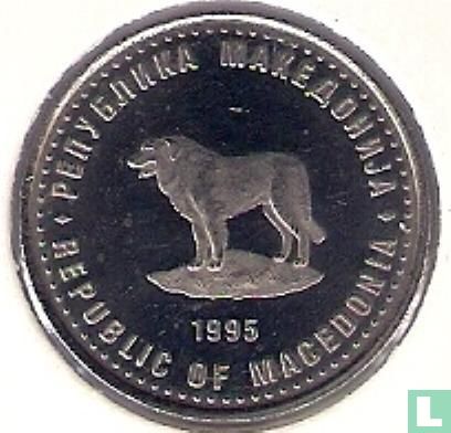 Macedonia 1 denar 1995 (copper-nickel-zinc) "FAO" - Image 1