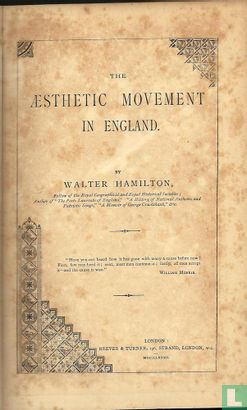 The Aesthetic Movement in England - Image 1
