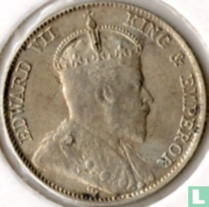Straits Settlements 10 Cent 1910 - Bild 2