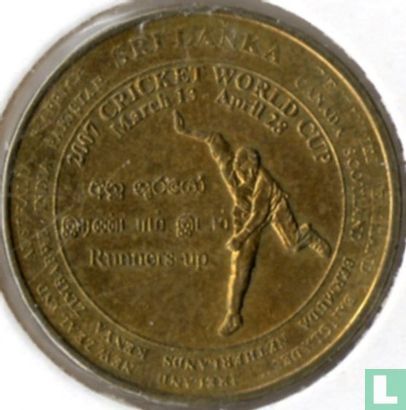 Sri Lanka 5 rupees 2007 "Cricket World Cup" - Image 2