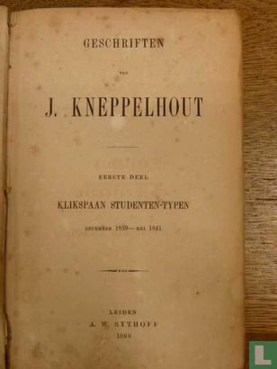 Geschriften van J. Kneppelhout. 1 - Image 3