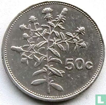Malta 50 cents 1986 - Afbeelding 2