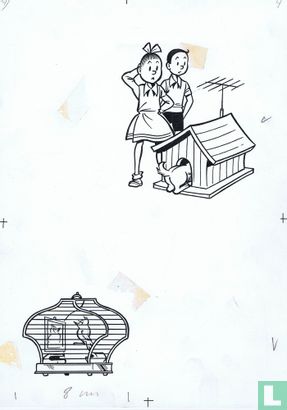 Lezen met Suske en Wiske - originele tekeningen - Vandersteen - Afbeelding 2