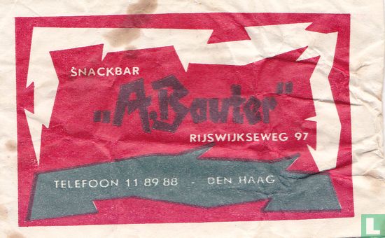 Snackbar "A. Bouter"  - Afbeelding 1