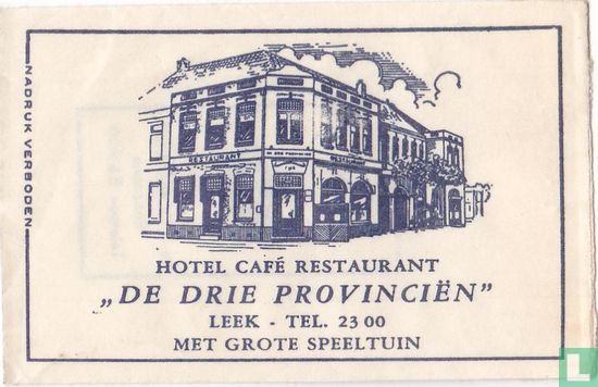 Hotel Café Restaurant "De Drie Provinciën" - Bild 1