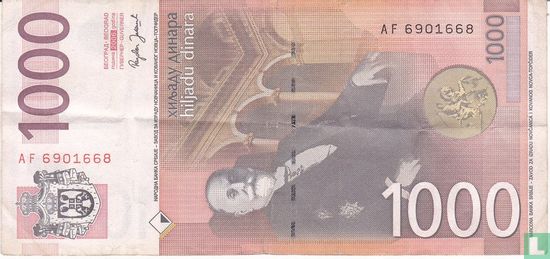 Serbia 1000 Dinara - Image 2