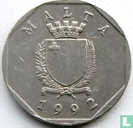 Malta 50 cents 1992 - Afbeelding 1