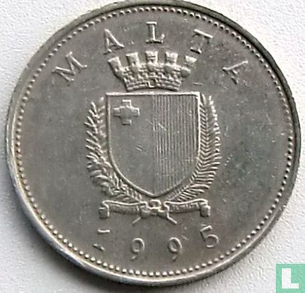Malte 25 cents 1995 - Image 1