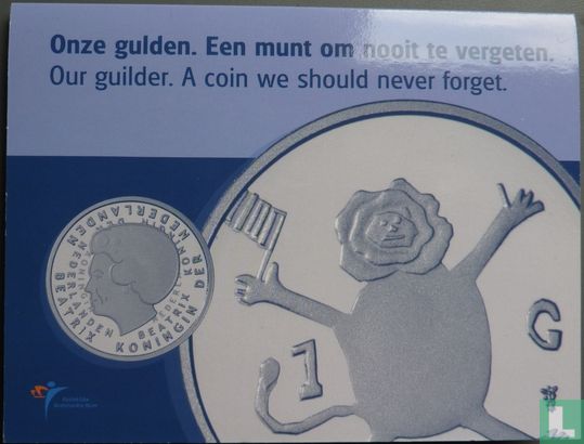 Netherlands 1 gulden 2001 (folder) "Last gulden" - Image 1