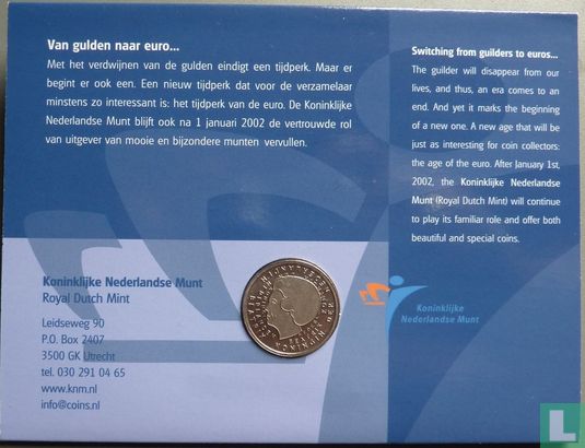 Netherlands 1 gulden 2001 (folder) "Last gulden" - Image 2