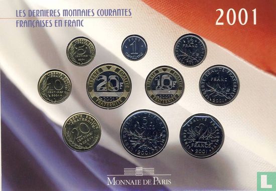 Frankrijk jaarset 2001 - Afbeelding 1