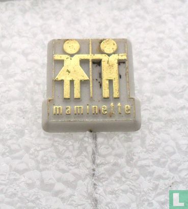 Maminette [gold auf weiß]
