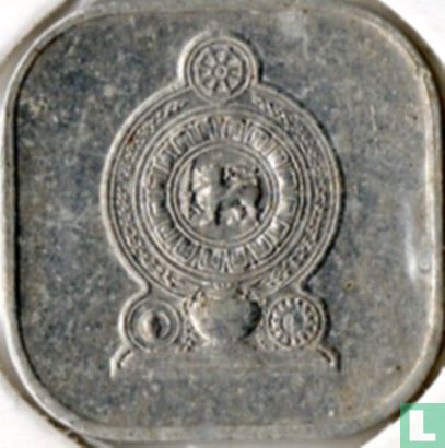 Sri Lanka 5 cents 1991 - Image 2