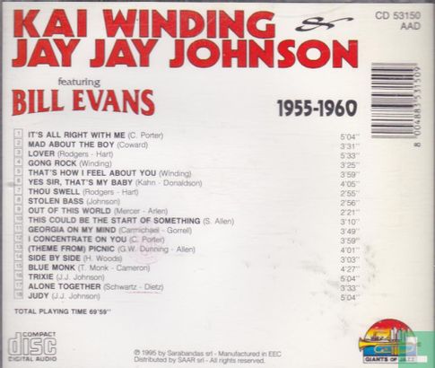 Kai Winding Jay Jay Johnson 1955-1960  - Afbeelding 2